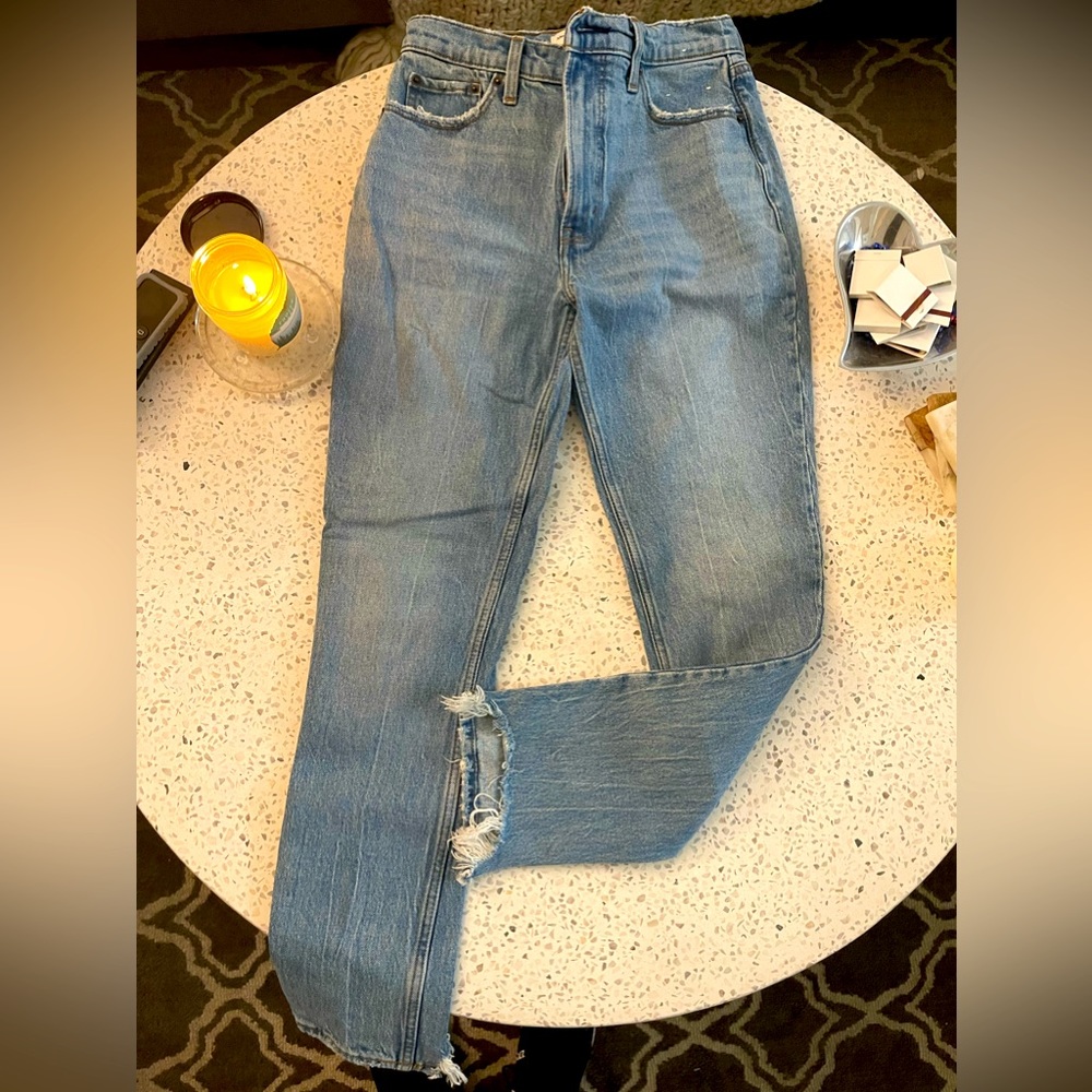 Abercrombie and Fitch The Skinny High Rise Jeans, Size 25